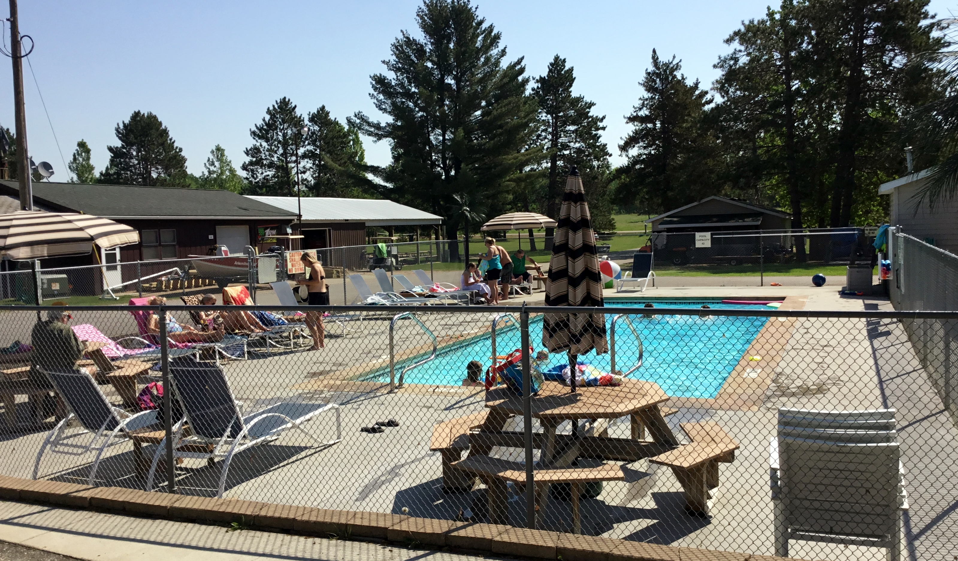 Balsam Beach Resort offers a pool for all of our guests.